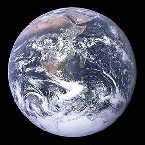 La Tierra vista desde la nave Apolo 17
