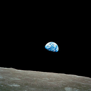 La Tierra vista desde la Lluna