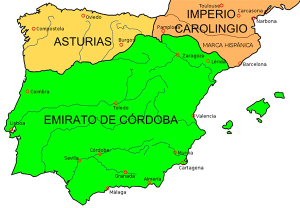 Asturies nel añu 814