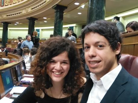 L'asturianu entra nel Congresu de la mano de Sofía Castañón y Segundo González L'asturianu entra nel Congresu de la mano de Sofía Castañón y Segundo González