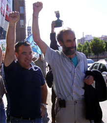 La Plataforma contra la Represión y poles Llibertaes va organizar un alcuentru nAsturies