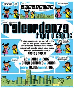 L'alcordanza d'Ígor y Carlos va revindicar la música asturiana