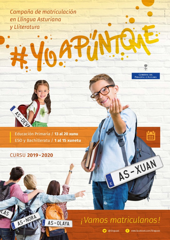 Cartelu campaña #YoApúntome