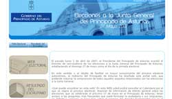 El Gobiernu presentó la web oficial pa les elecciones de mayu