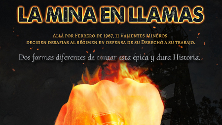 La mina en llamas