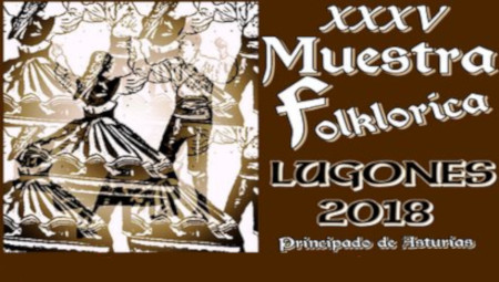 Muestra folklórica de Llugones
