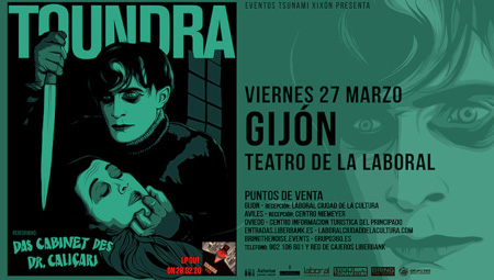 BSO de 'Das Cabinet des Dr. Caligari' con Toundra /APLAZÁU