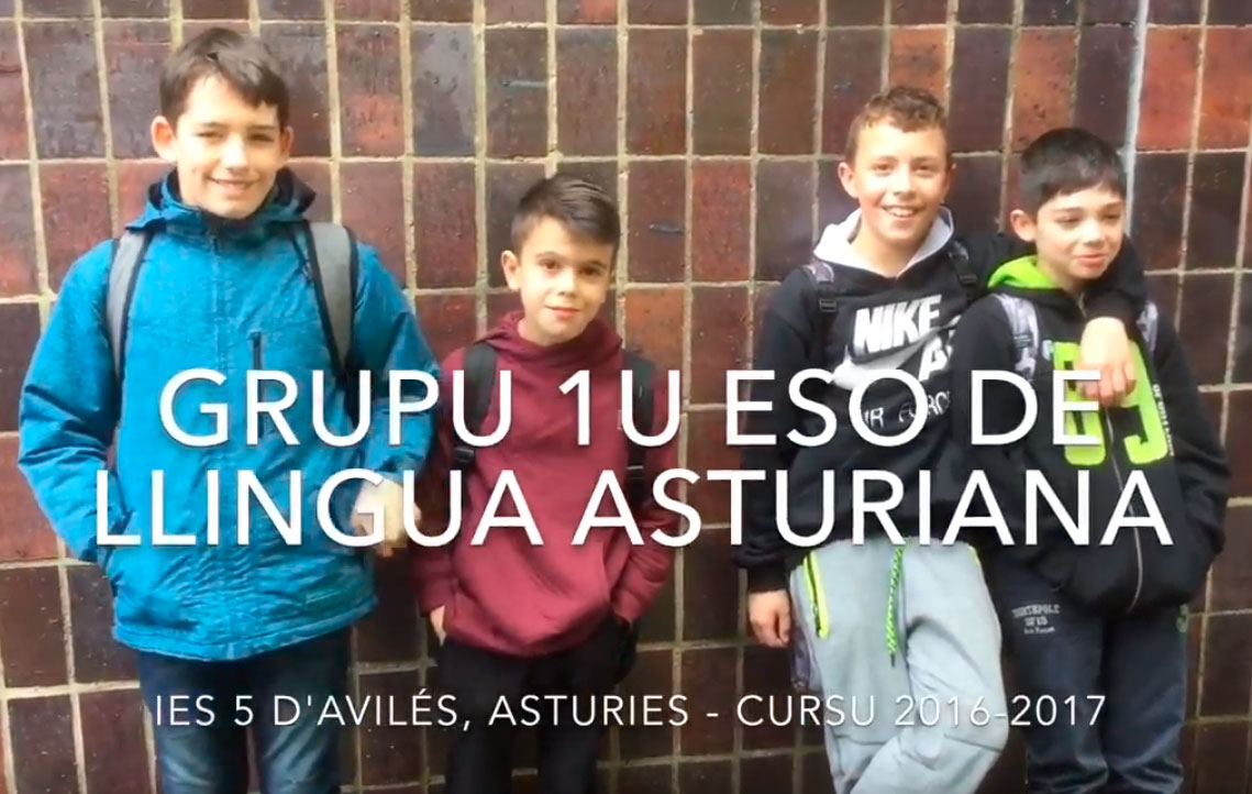 Escolinos d’asturianu del IES númberu 5 d’Avilés estrenen un curtiumetraxe pel Día Internacional de la Llingua Materna