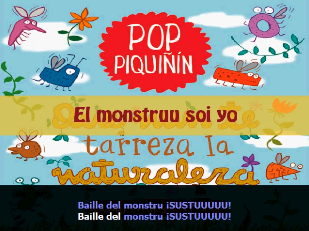 Karaoke 'El monstruu soi yo' Pop Piquiñín Karaoke 'El monstruu soi yo' Pop Piquiñín