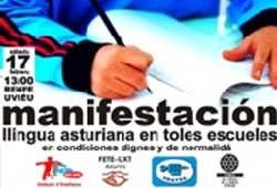 La Xunta de Personal Docente sofita la manifestación desti sábadu en defensa del  asturianu na enseñanza