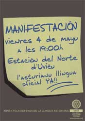 La Xunta Pola Defensa de la Llingua Asturiana llama a manifestase pola oficialidá del asturianu nel Día de les Lletres