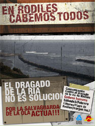 Los surfistes van manifestase contral dragáu de la Ría de Villaviciosa