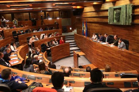 Actu institucional de la XXXIX Selmana de les Lletres Asturianes