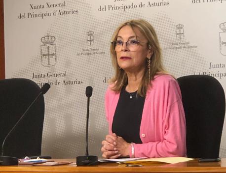 Ángela Vallina depués de Xunta de Voceros recortada y reducida