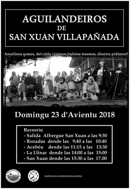 Cartelu Aguilandeiros de San Xuan de Villapañada 2018