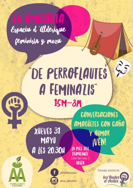AMA estrena n'Uviéu'l formatu d'alderique feminista l'AMAgüeta
