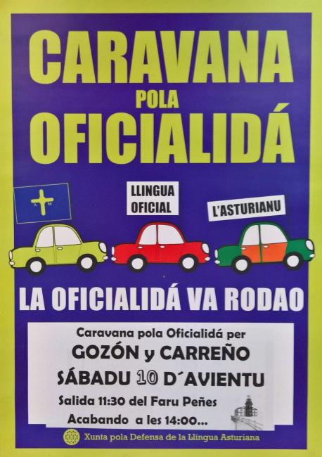 La 'Caravana pola Oficialidá' percuerre Gozón y Carreño