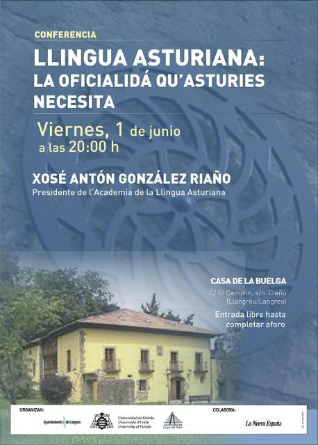 González Riaño va dar en Llangréu la so visión sobre la oficialidá afayadiza p'Asturies