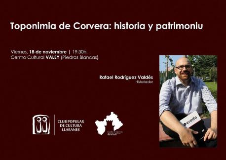 Rodríguez Valdés pon una conferencia sobre la toponimia de Corvera