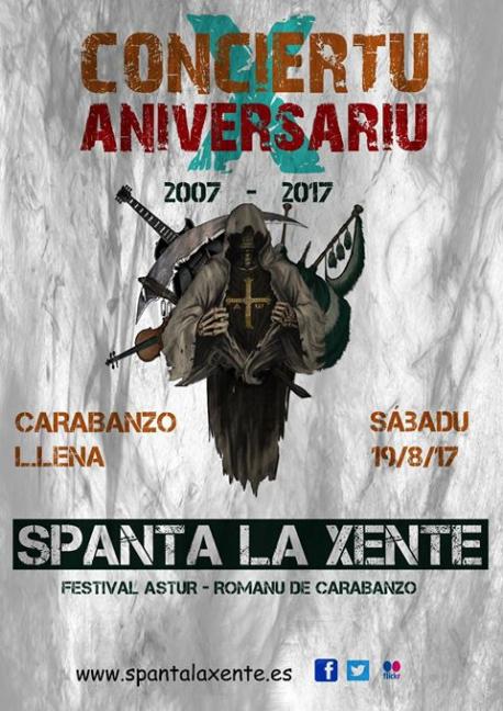 Spanta la Xente celebra diez años en Carabanzo