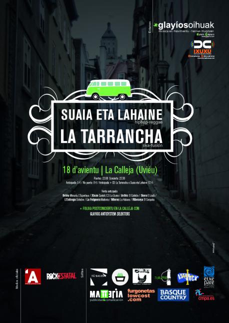 La Tarrancha zarra’l ciclu Glayíos/Oihuak xunto con Suaia eta Lahaine