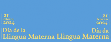 Cartelu Día de la Llingua Materna 2024 editáu