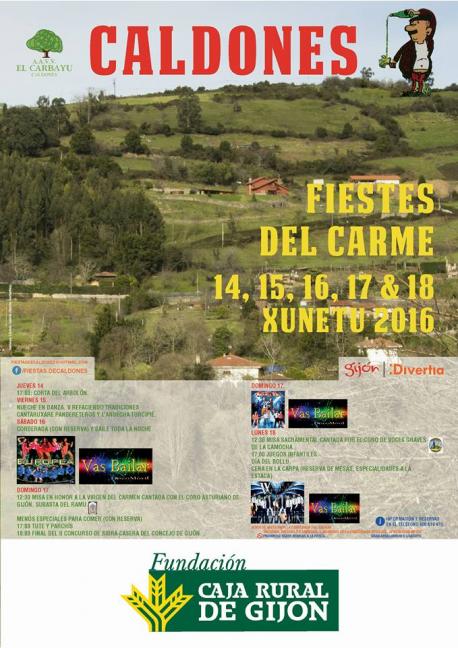 Les fiestes del Carme de Caldones miren a la tradición