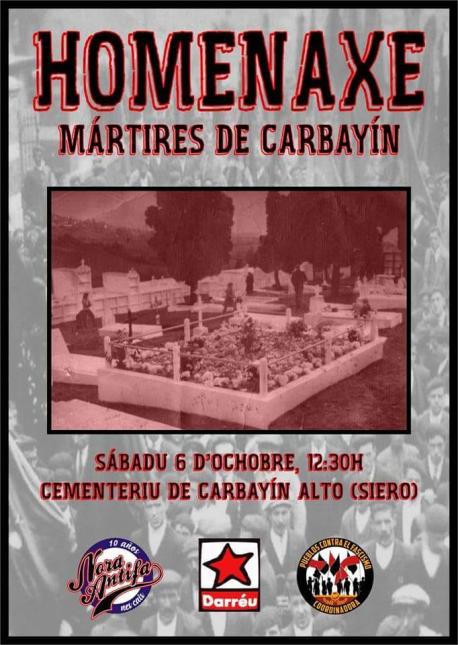 El VIII Asturies Arde homenaxa a los mártires de Carbayín