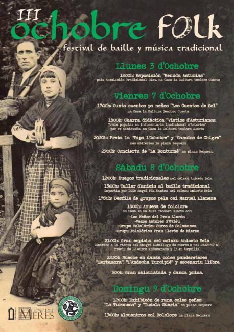 La esposición ‘¡Menuda Asturias!’ abre’l III Ochobre Folk