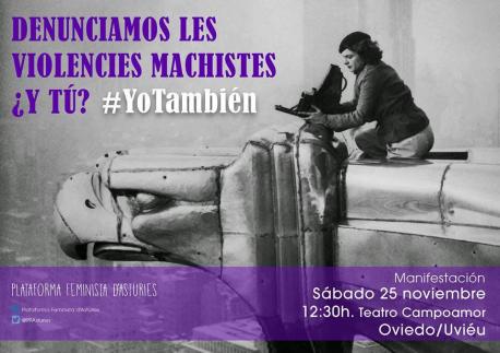 25-P: #YoTamién contra les violencies machistes
