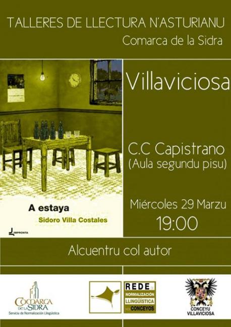 Sidoro Villa va falar con llectores en Villaviciosa