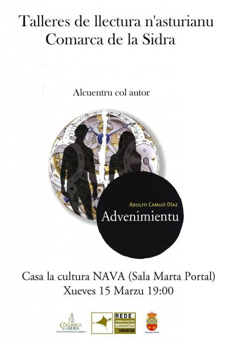 El taller de llectura de Nava recibe a Adolfo Camilo Díaz