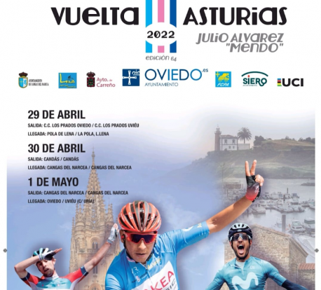 Cartelu Vuelta a Asturies 2022