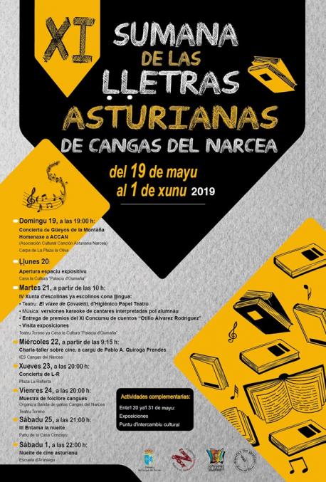 Cangas del Narcea celebra la so XI Sumana de las Ḷḷetras Asturianas 