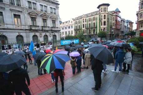 Concentración oficialidá XDLA nel XLI Día de les Lletres Asturianes