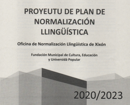 Cubierta Plan de Normalización Llingüística de Xixón 2020-2023