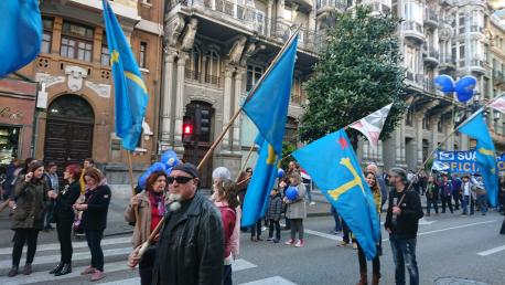 Manifestación Día de les Lletres 2019