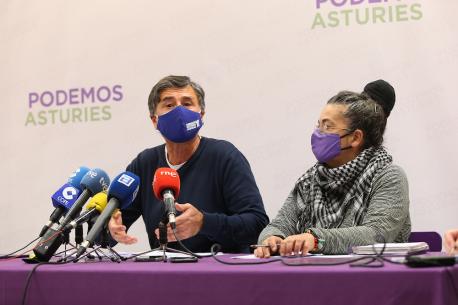 Enrique López Hernández y Cristina Tuero Podemos