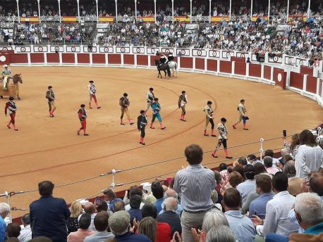 Feria de Begoña toros Xixón 'paseíllo'