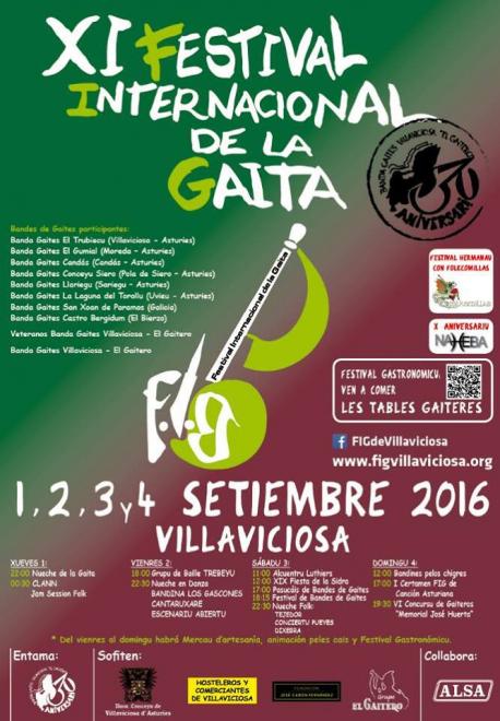 XI Festival Internacional de la Gaita de Villaviciosa
