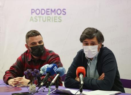Francisco Suárez y Enrique López Hernández Podemos Presupuestos