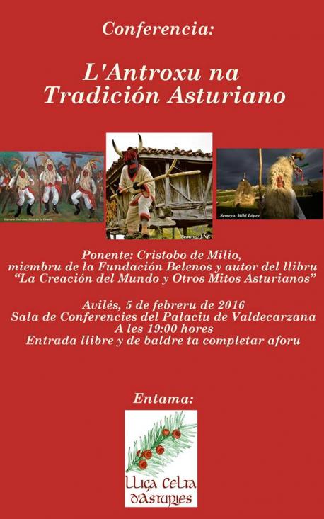 Conferencia: "L'Antroxu na tradición asturiano"