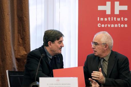 Luis García Montero y Antón García xunta añal Instituto Cervantes