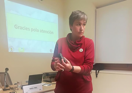 María Pérez conferencia Ástura acebache 2019