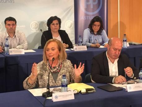Mercedes Fernández confirma que va llevar a los tribunales el plan pa facer l’asturianu vehicular en Primaria