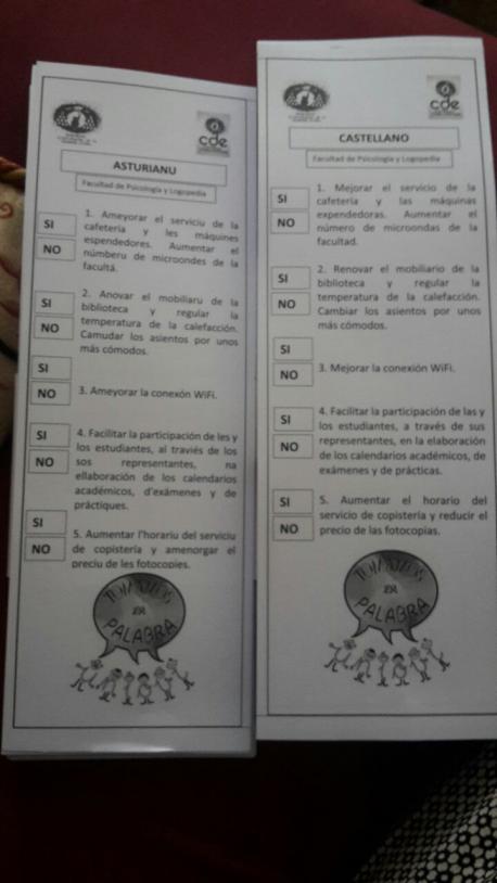 Los estudiantes universitarios escueyen nes urnes les sos demandes prioritaries 