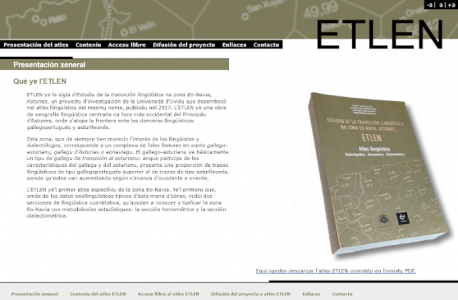 Páxina web d'ETLEN