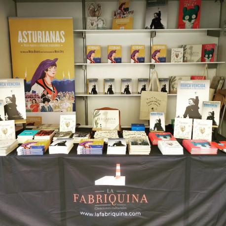 Puestu na Feria del Libro de Xixón de La Fabriquina