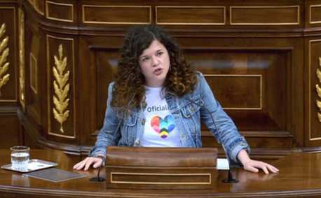Sofía Fernández Castañón camiseta oficialidá Congresu