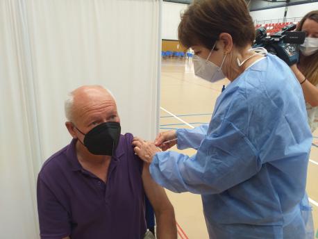 Vacunación repesca mayores de 70 años en Perchera-La Braña